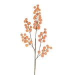 Outside The Box 29" Orange Darcy Berry Spray Stem Faux Decor
