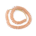 Outside The Box 26" Rose Rondelle Recycled 21mm Glass Beads