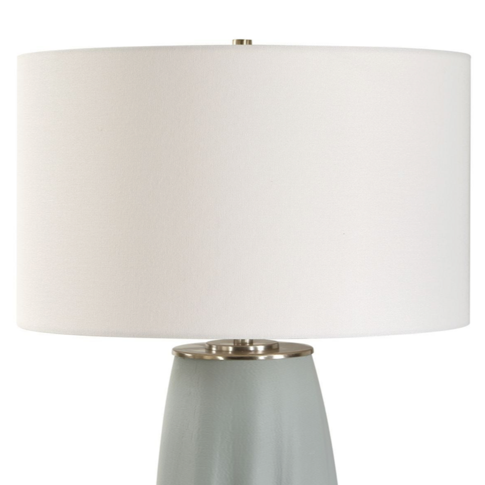 Outside The Box 29" Uttermost Cover Up Light Blue Ceramic Table Lamp