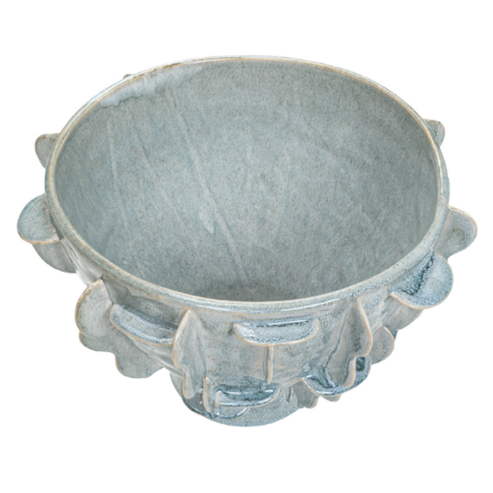 Outside The Box 10" Calatrava Blue Hand Crafted Porcelain Bowl