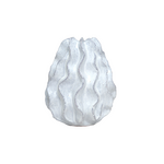 Outside The Box 10" Buhler White Ceramic Sculpture Vase