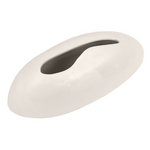 Outside The Box 5" Fenton White Ceramic Scupltured Vase