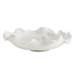Outside The Box 4" Wave Crest White Ceramic Bowl