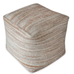 Outside The Box 18x18 Shiro Butterscotch & Light Tan Ottoman