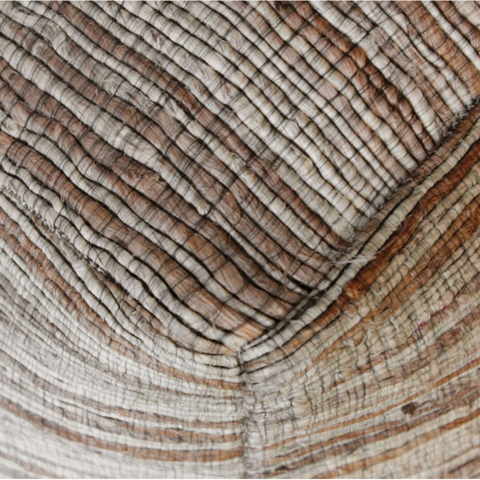 Outside The Box 18x18 Shiro Butterscotch & Light Tan Ottoman