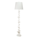 Outside The Box 69" Petal White Steel Floor Lamp