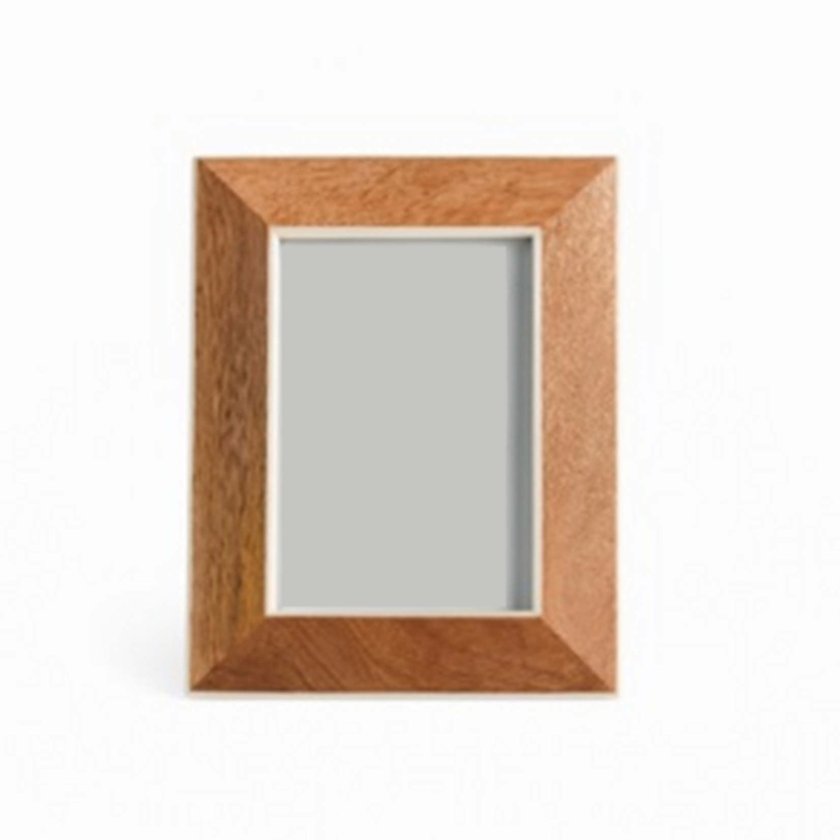 Outside The Box 4x6 Mango Wood & White Resin Photo Frame