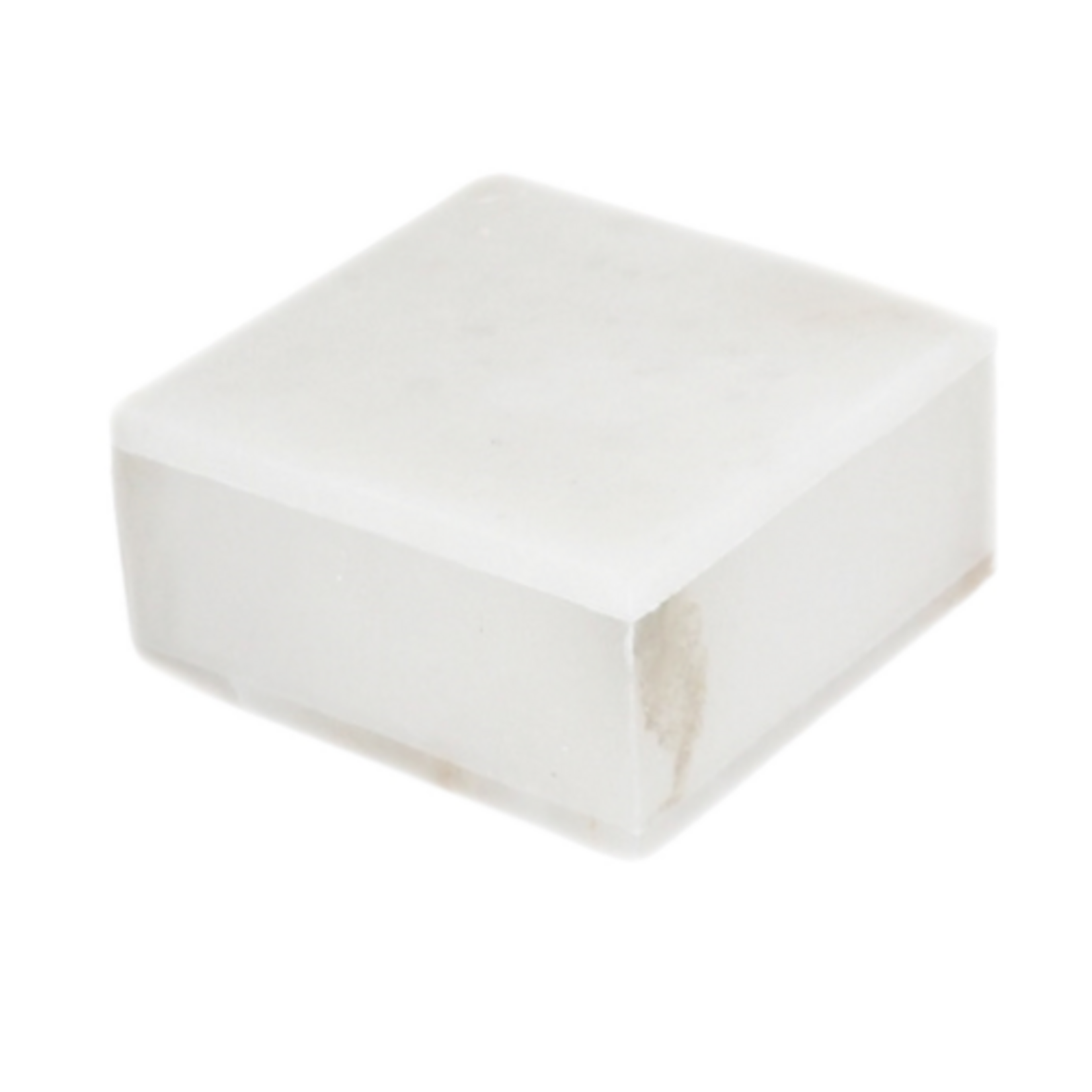 Outside The Box 5x5 White Alabaster Square Decorative Box