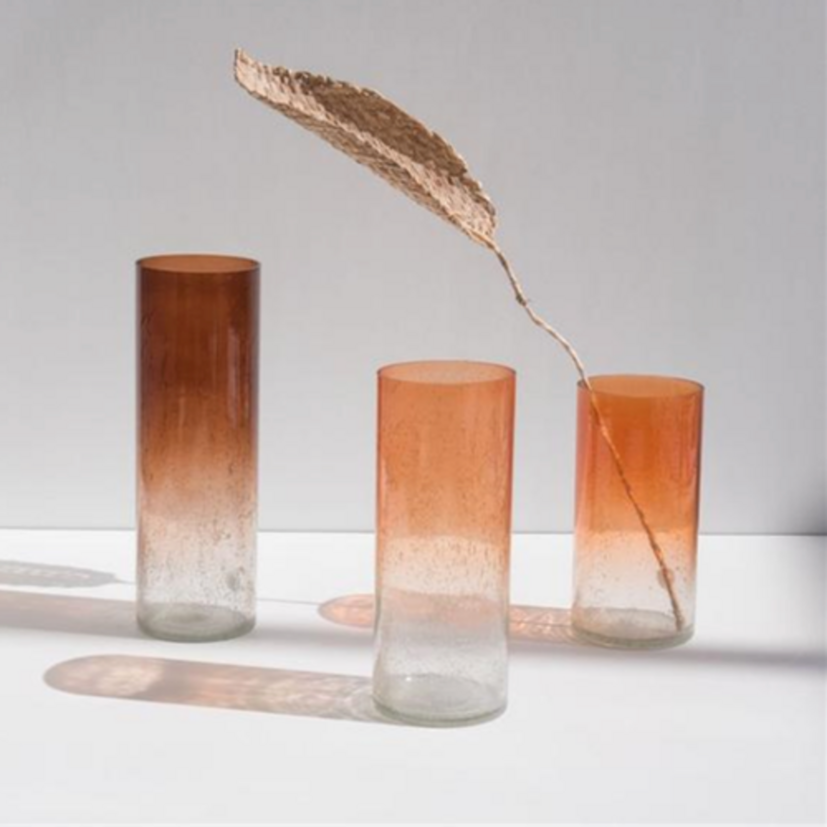 Outside The Box 8" Planta De Praia Natural Banana Leaf Decor