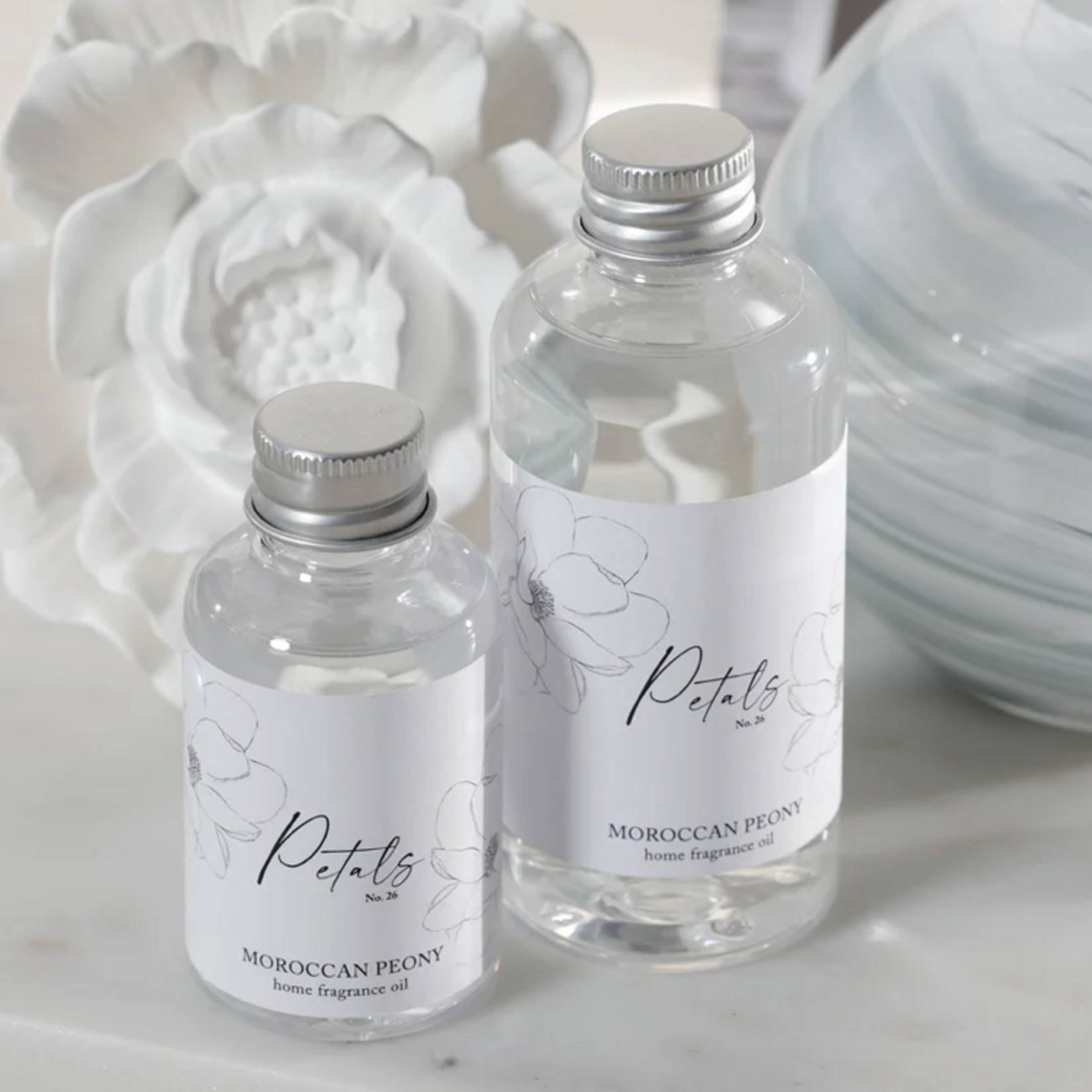 Outside The Box REFILL Petals Porcelain Diffuser In Moroccan Peony