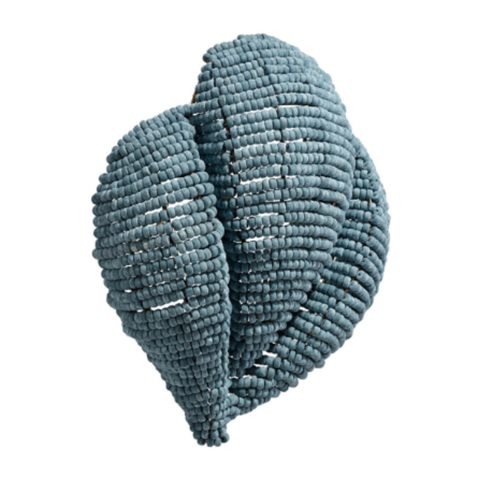 Outside The Box 17" Anguilla Blue Mango Wood Beaded