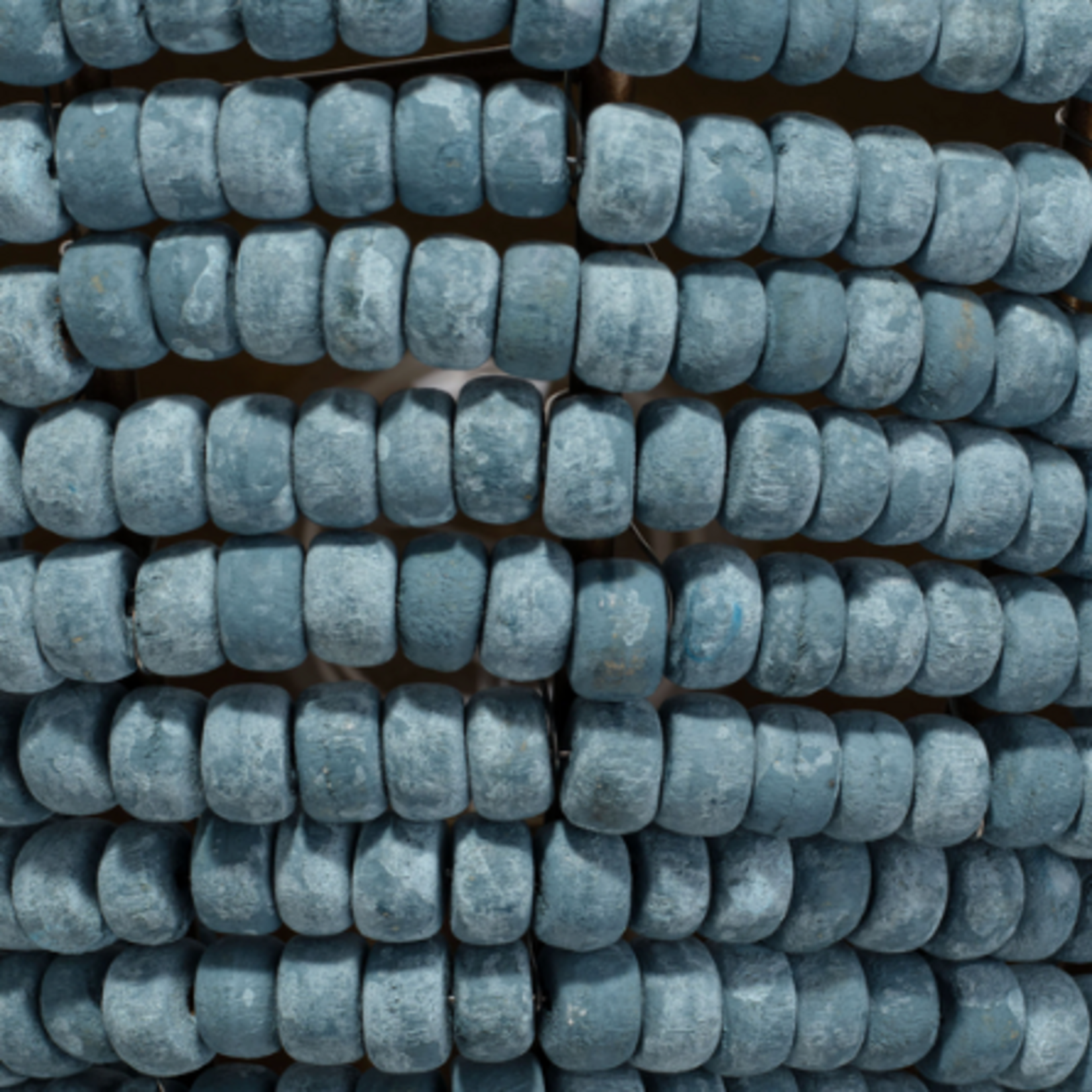 Outside The Box 17" Anguilla Blue Mango Wood Beaded