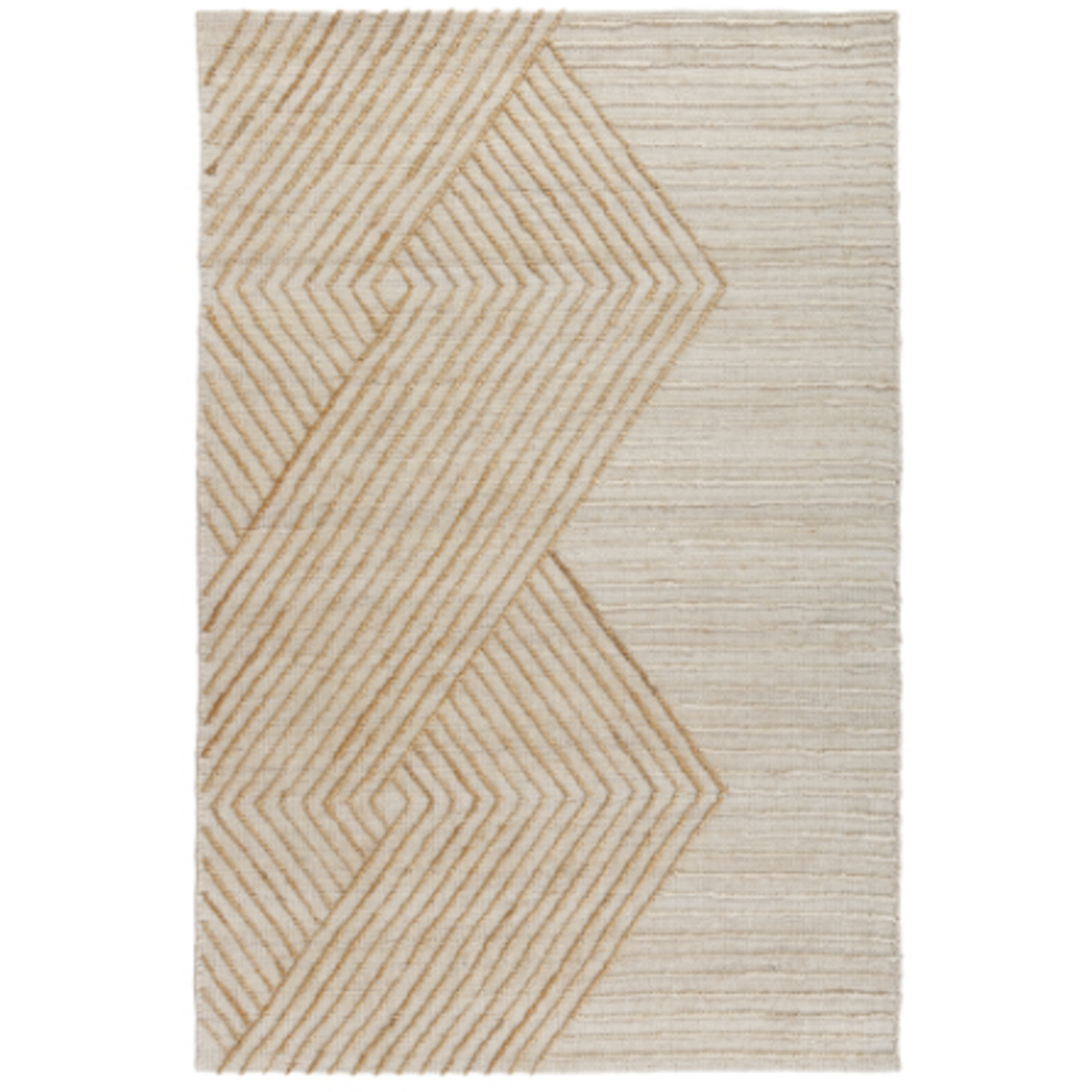 Outside The Box 9' x 12' Mesa Bleach Natural Jute Blend Hand Woven Area Rug  82568