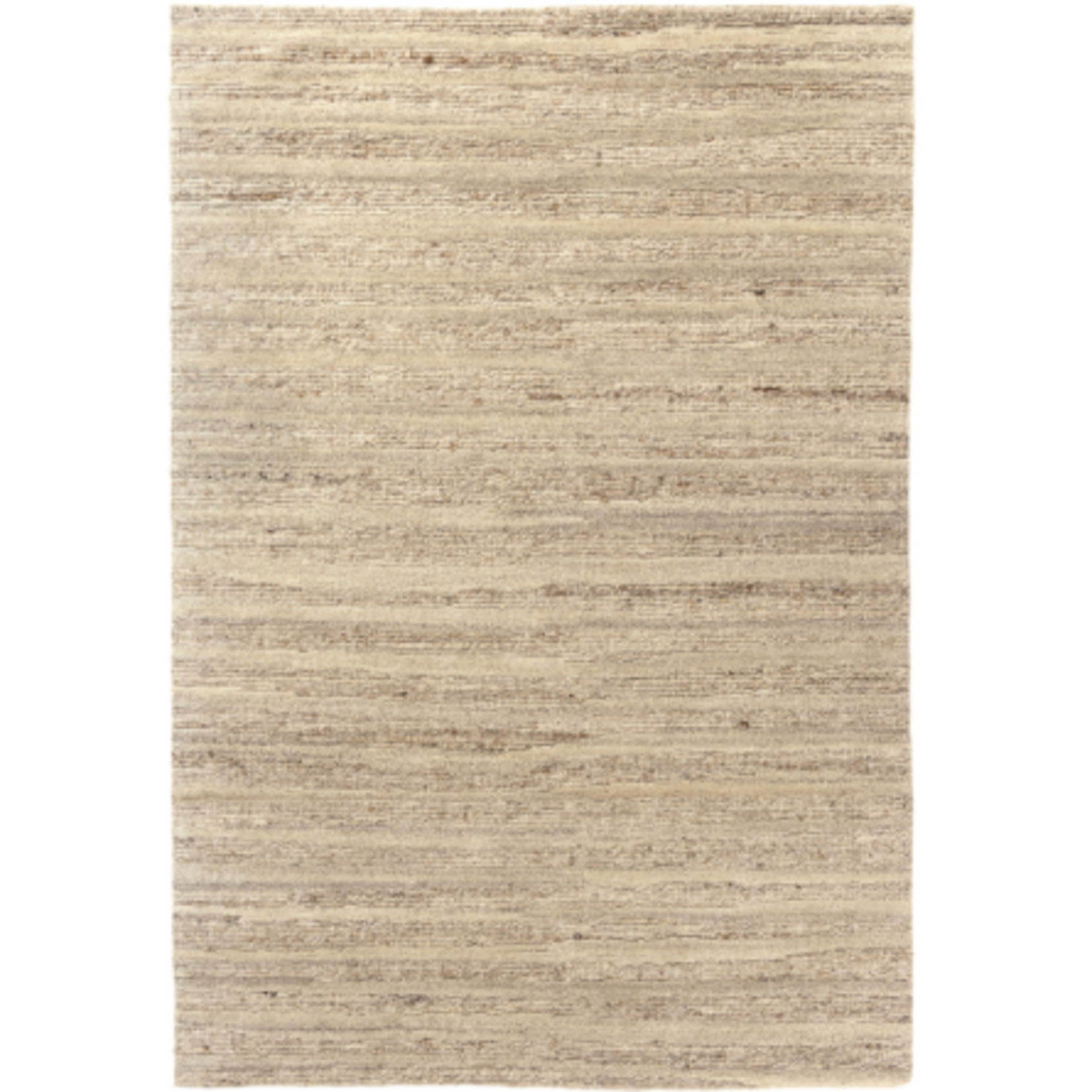 Outside The Box 9' x 12' Norwood Wool / Cotton Blend Hand Knotted Area Rug In Beige - 82995