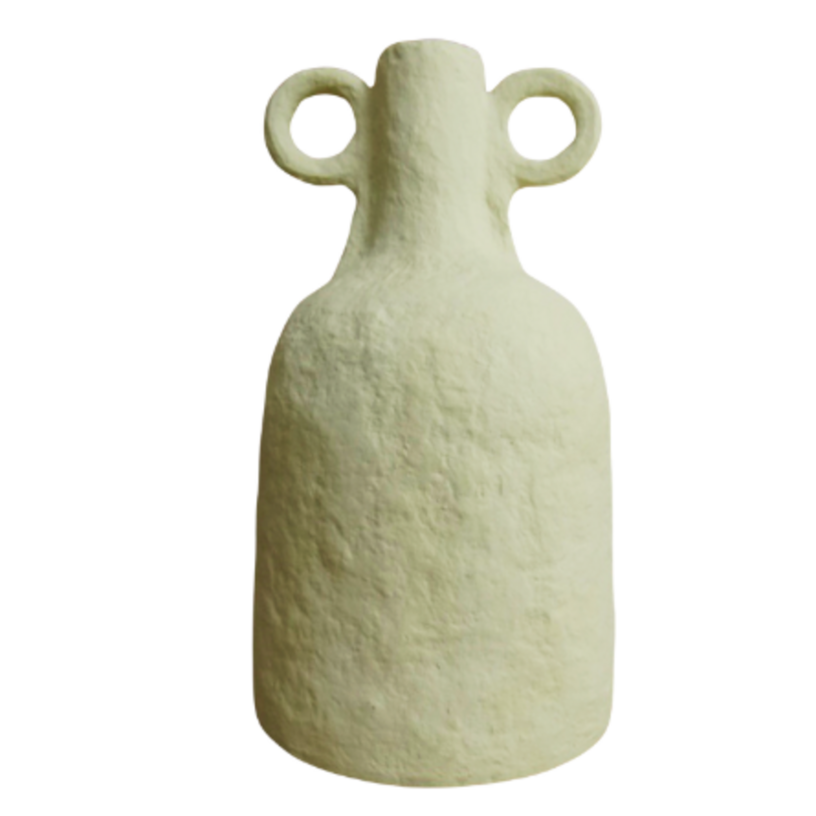 Outside The Box 22" White Paper Mache Hand Crafted Vase / Jug