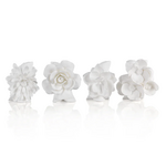 Outside The Box 4" Cameo White Porcelain Vases- SOLD SEPARATELY