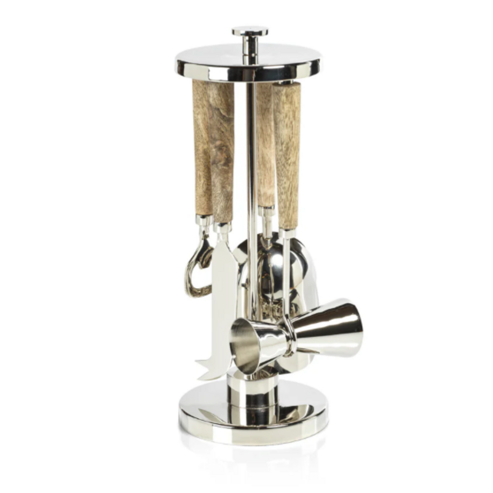 Outside The Box 5" Gaio 5 Pieces Bar Tool Set W / Magnetic Stand