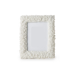 Outside The Box 4x6 White Tube Coral Resin Photo Frame