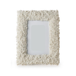 Outside The Box 5x7 White Tube Coral Resin Photo Frame