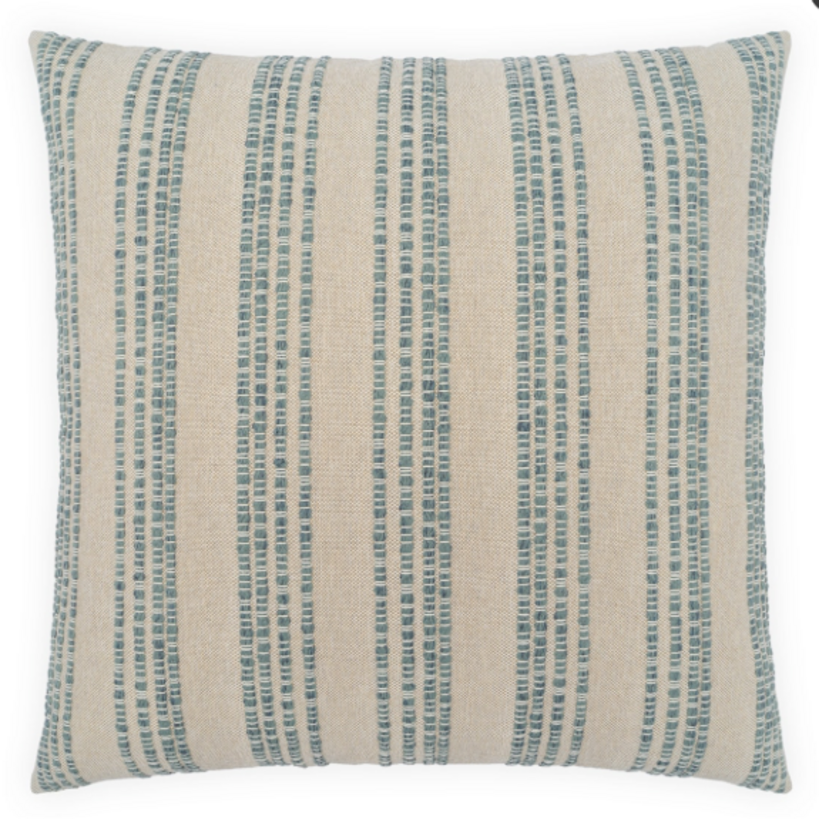 Outside The Box 24x24 Loom Line Square Feather Down Pillow In Spa - DV Kap