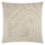 Outside The Box 24x24 Zaria Square Feather Down Pillow In Ivory - DV Kap