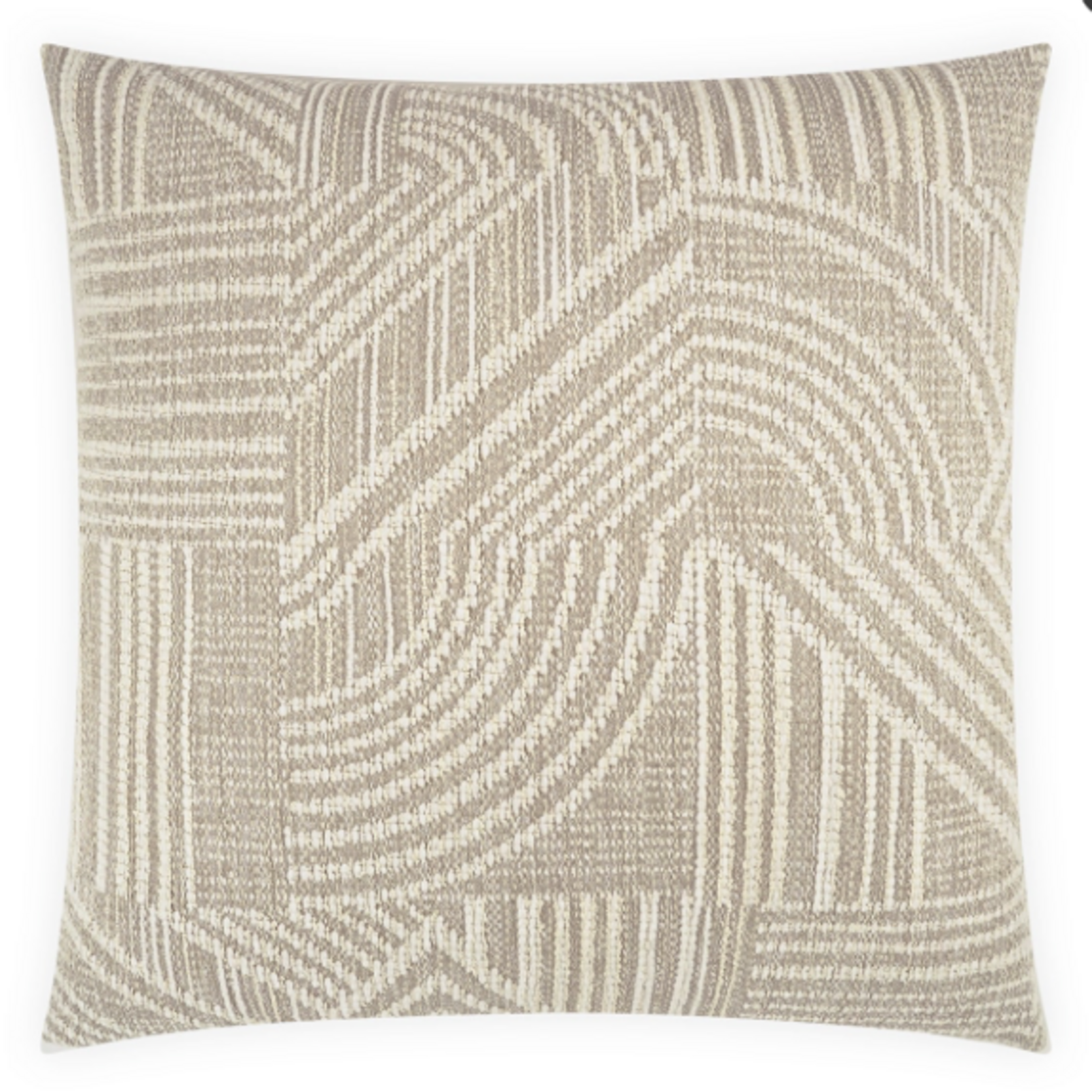 Outside The Box 24x24 Zaria Square Feather Down Pillow In Ivory - DV Kap