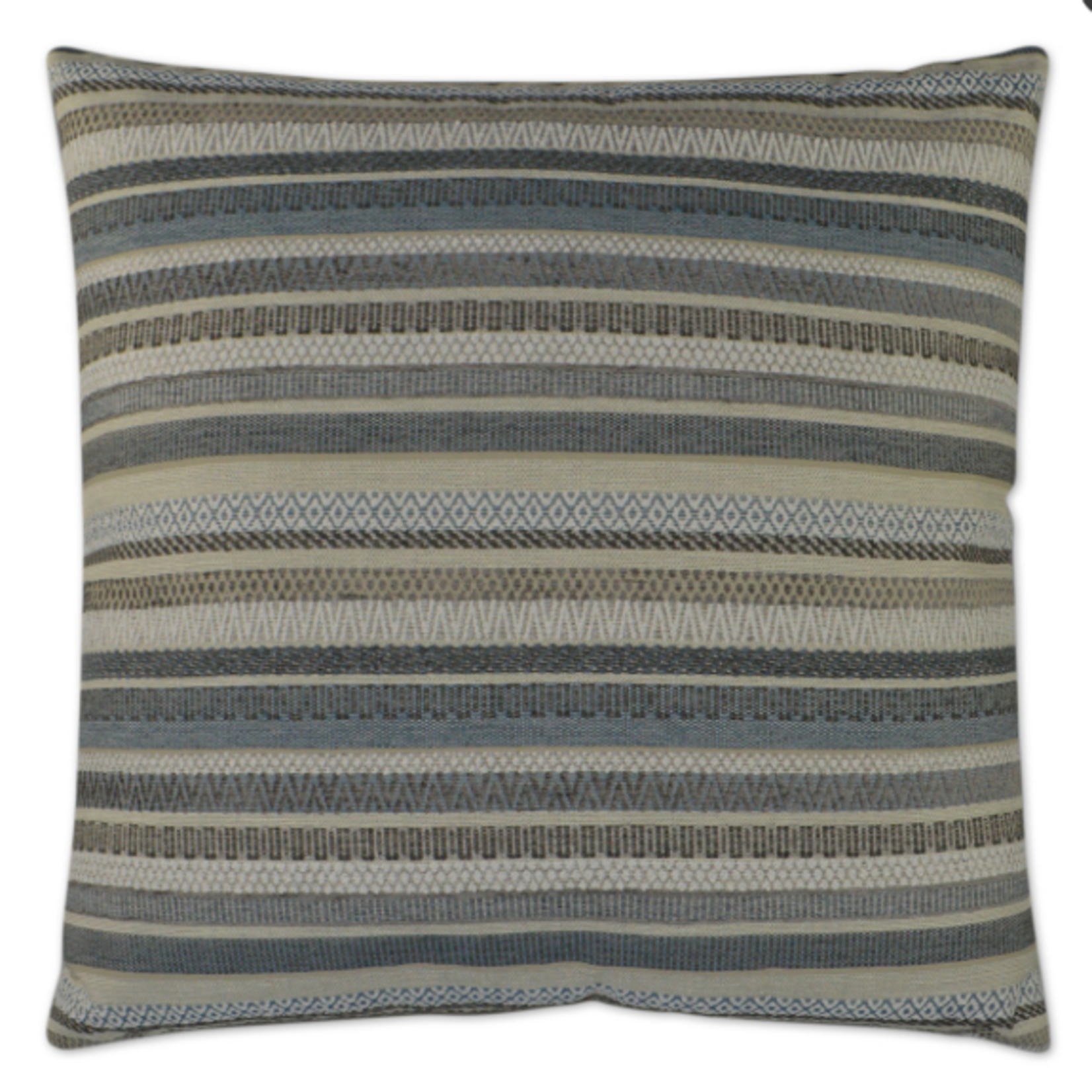 Outside The Box 24x24 Rimini Square Feather Down Pillow In Gray - DV Kap