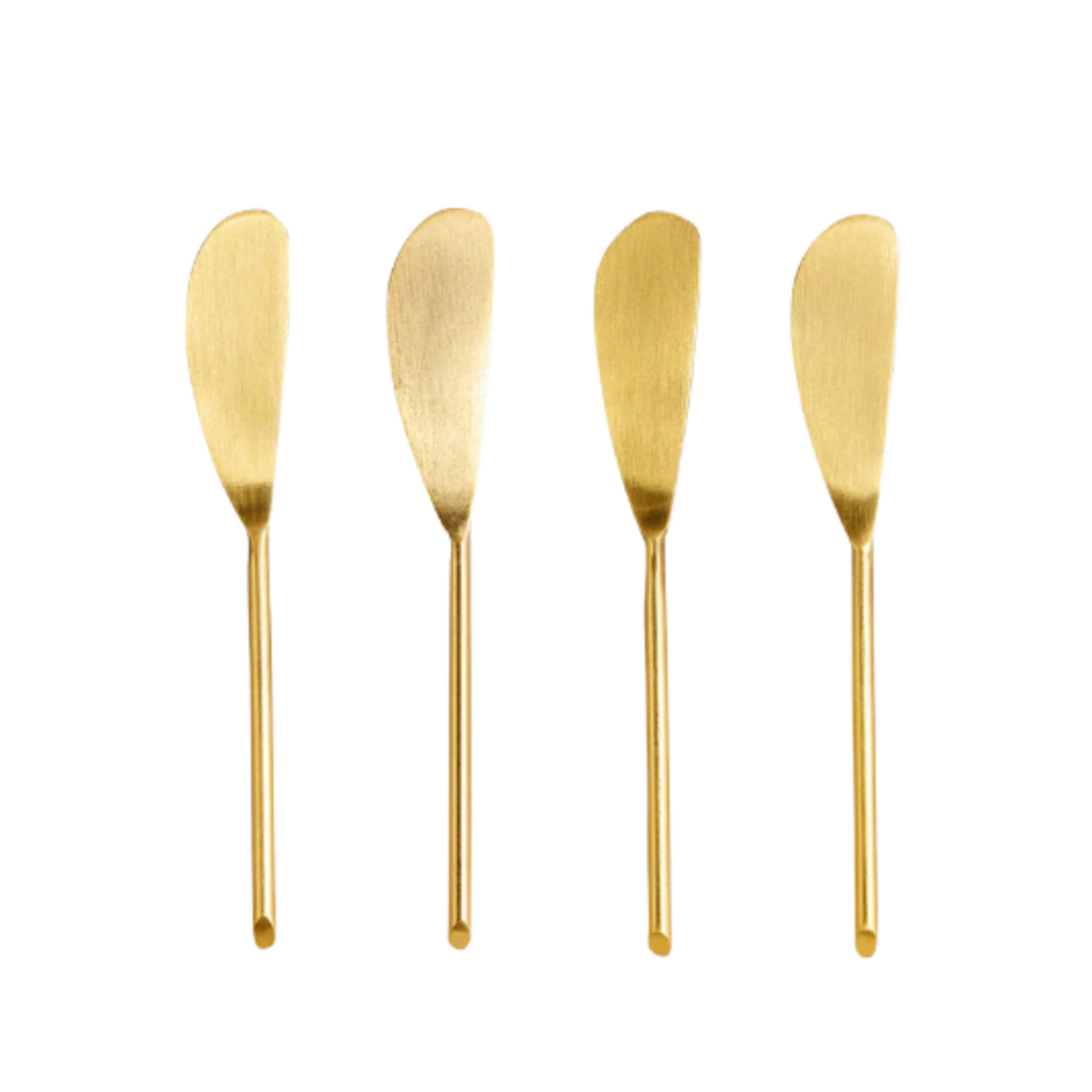 Outside The Box 14" Set Of 4 Gold Hand Crafted Stainless Steel Spreaders
