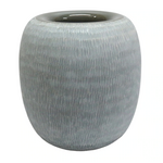 Outside The Box 12" Cadmus Blue Textured Glass Vase