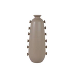 Outside The Box 15" Maricopa Tan  Stoneware Vase