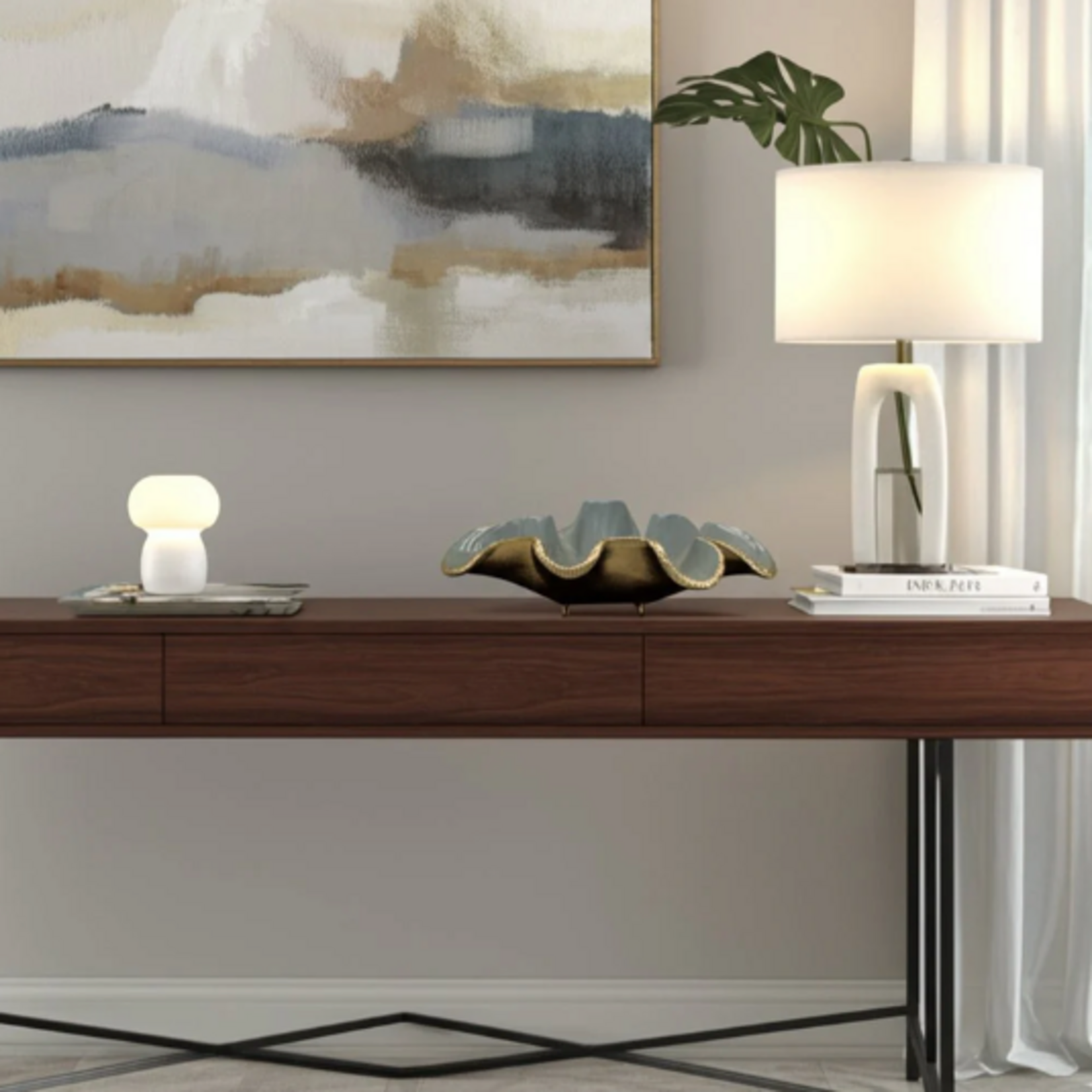 Outside The Box 17" Gannon Green & Gold Aluminum Bowl