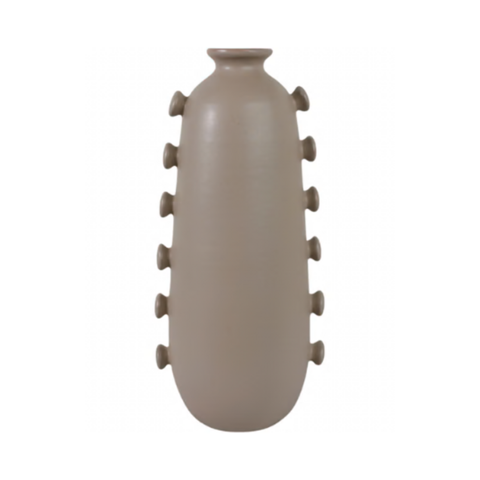 Outside The Box 18" Maricopa Tan  Stoneware Vase