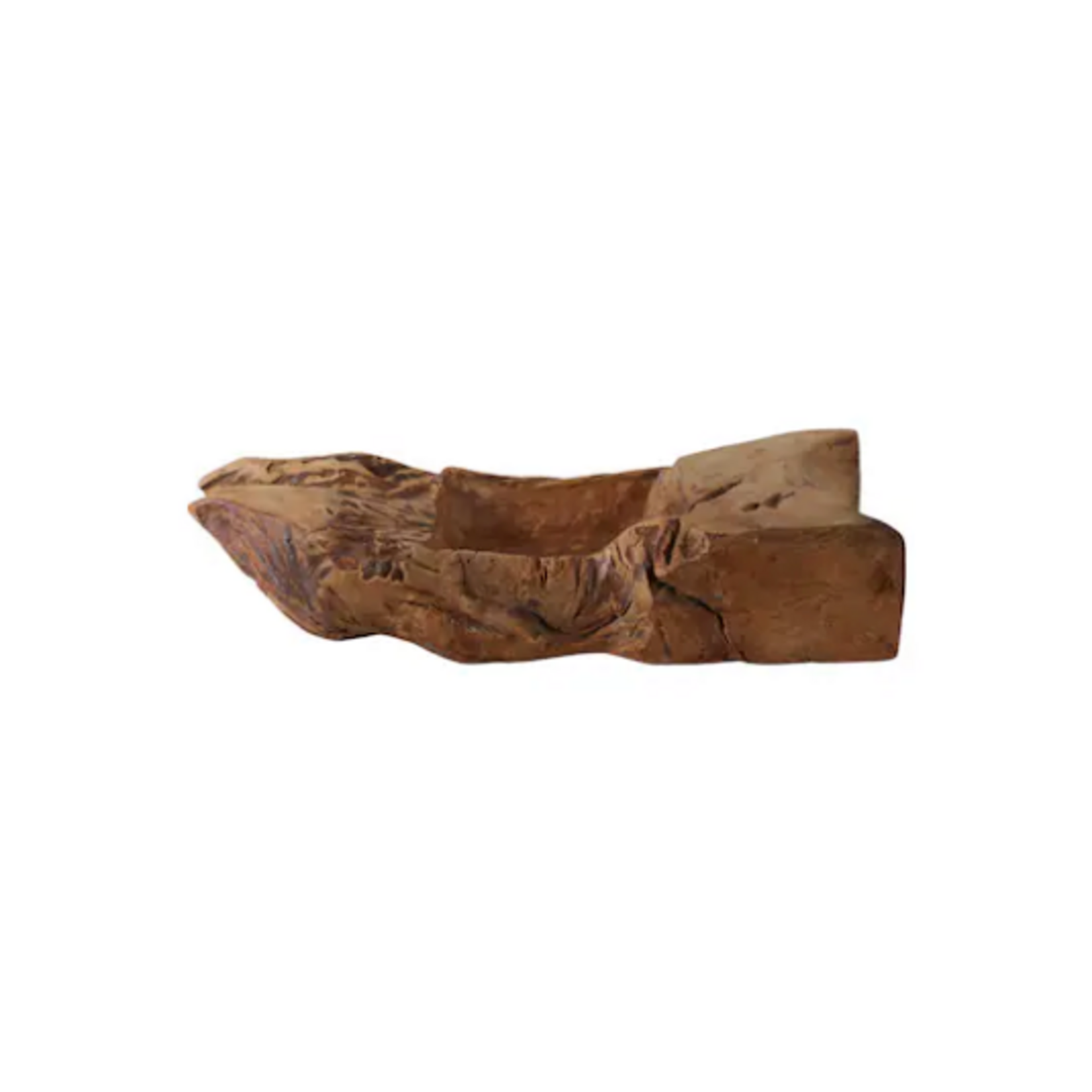 Outside The Box 30x11 Natural Teak Wood Bowl