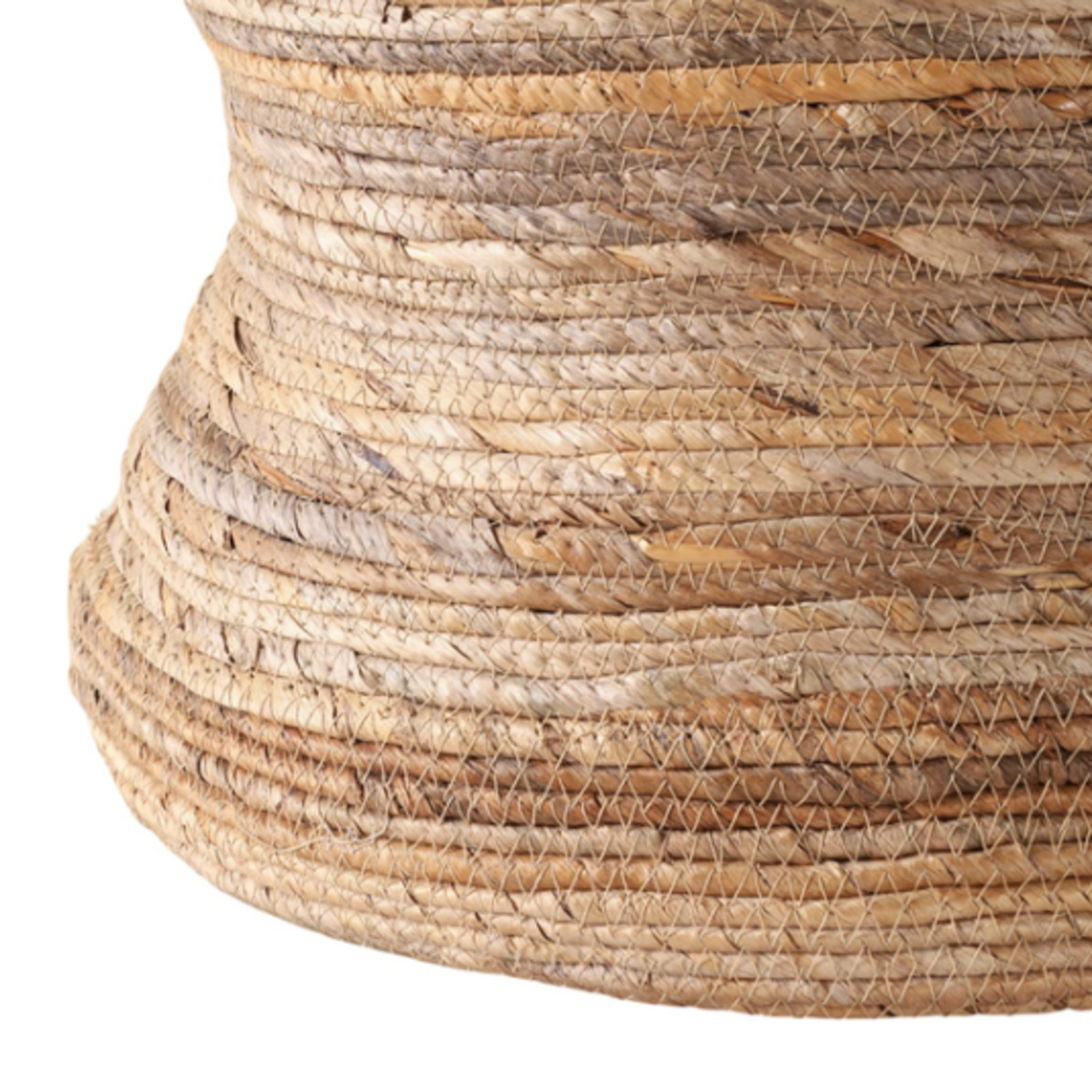 Outside The Box 16x15 Curvy Natural Banana Leaf Basket / Vase