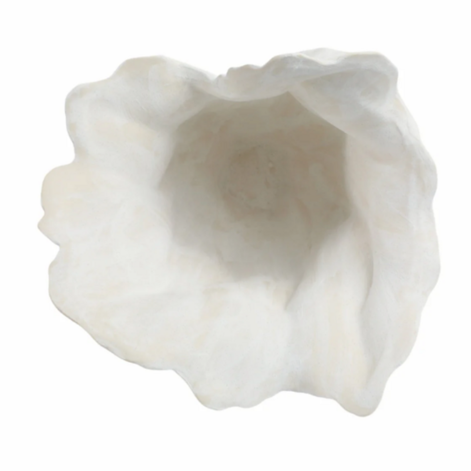 Outside The Box 13" Spadena Ivory Sculptured Porcelain Vase