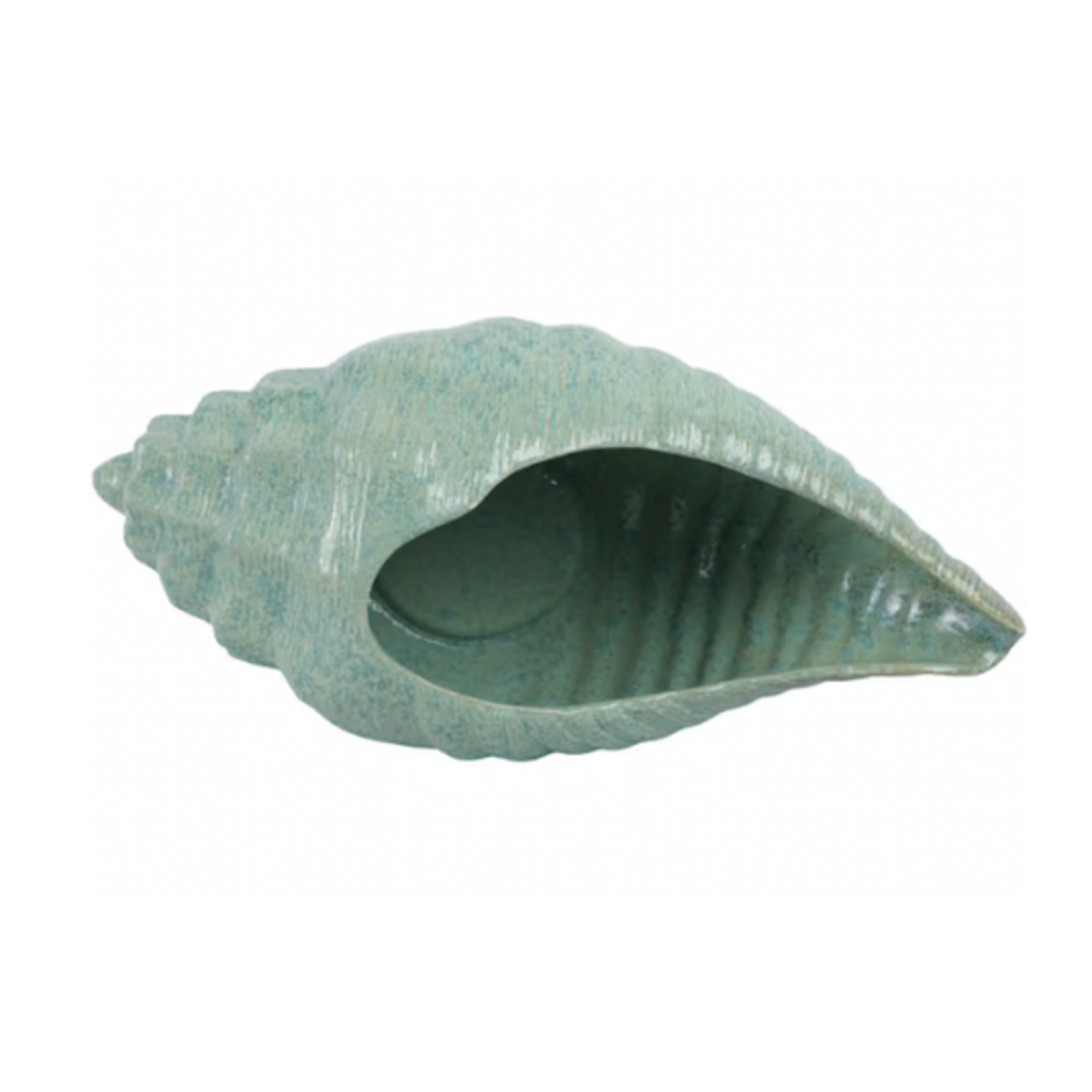 Outside The Box 19" Moura Green Shell Portugal Ceramic Planter / Bowl