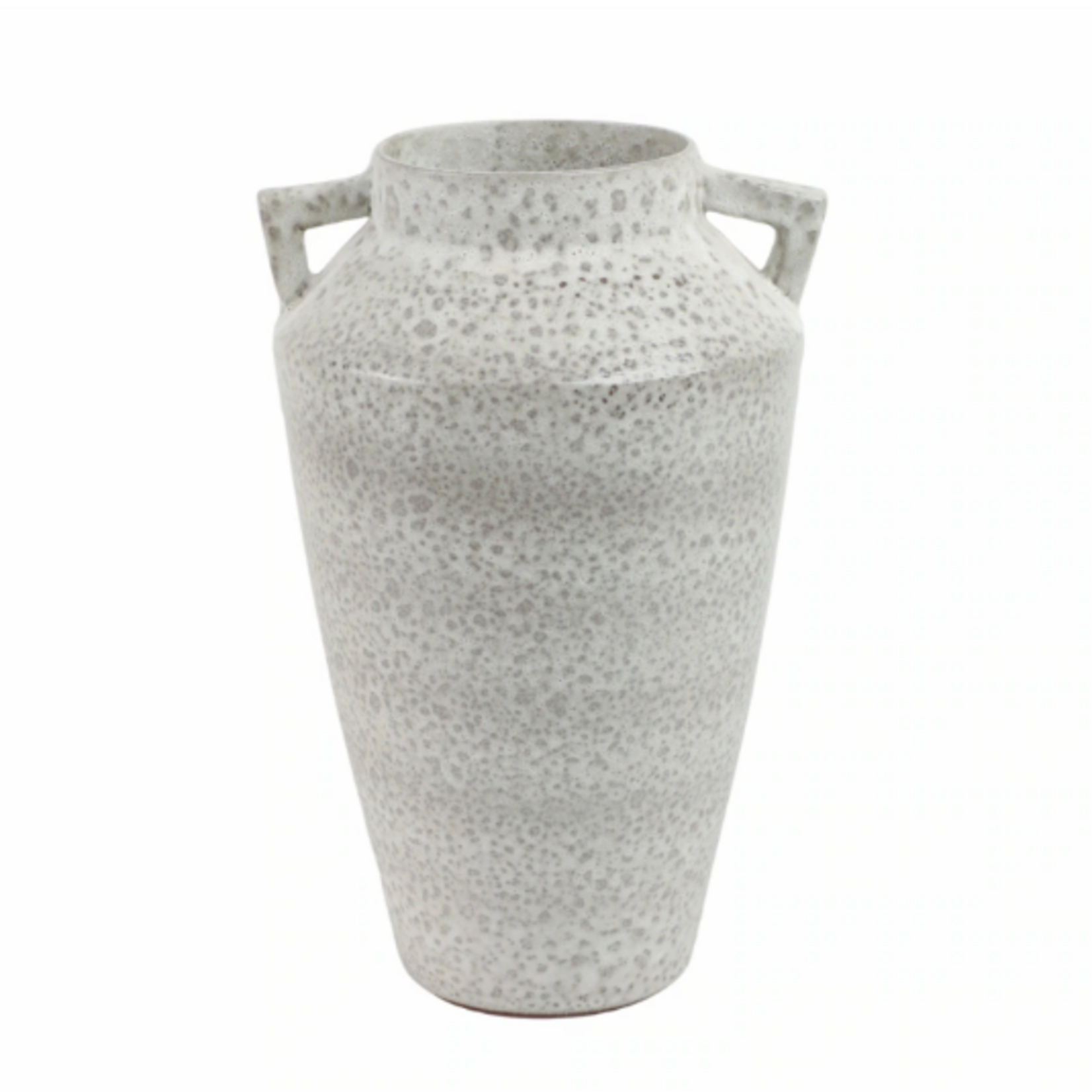 Outside The Box 16" Sines White Spotted Portugal Terracotta Vase