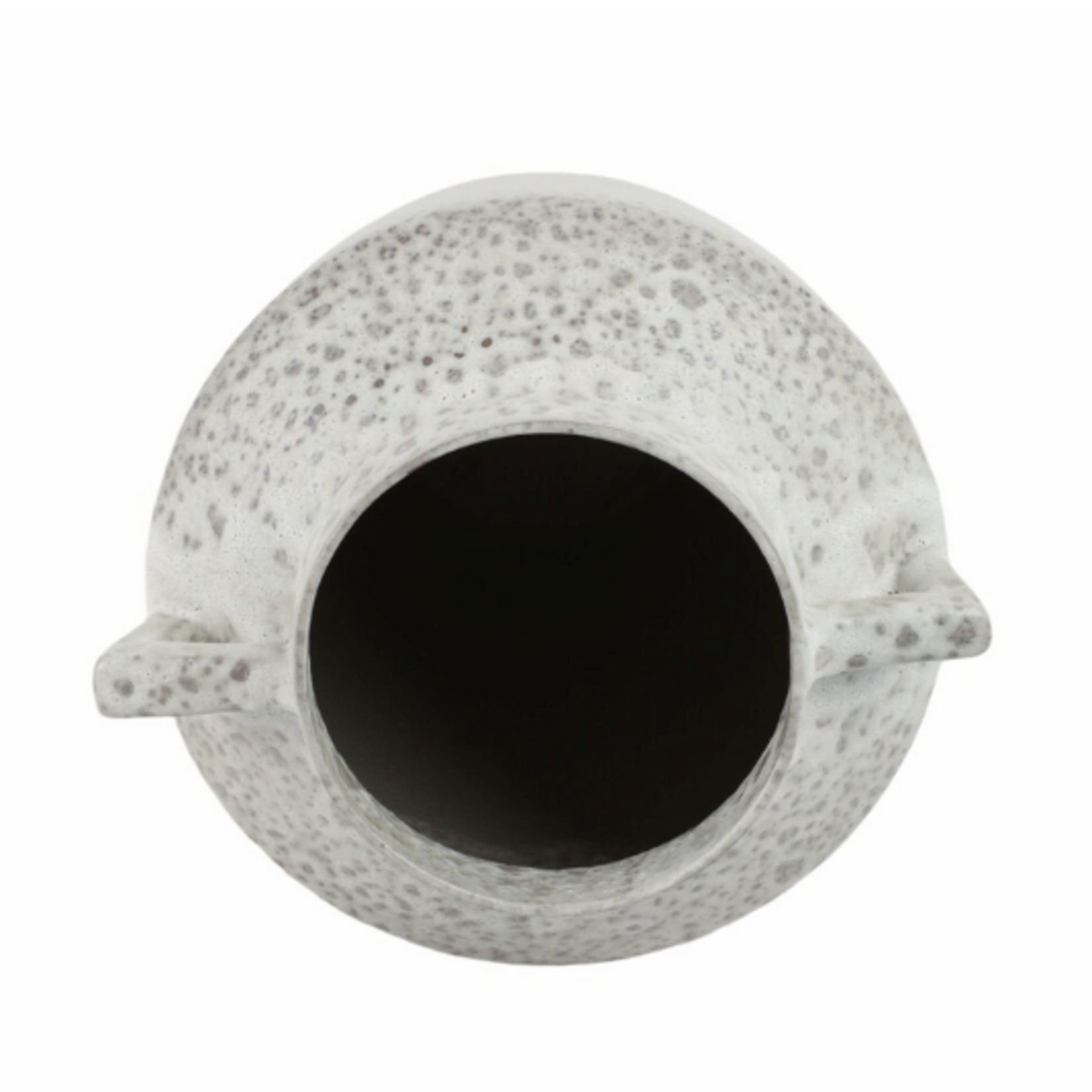 Outside The Box 16" Sines White Spotted Portugal Terracotta Vase