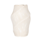 Outside The Box 17" Tihany Cream & White Stoneware Vase