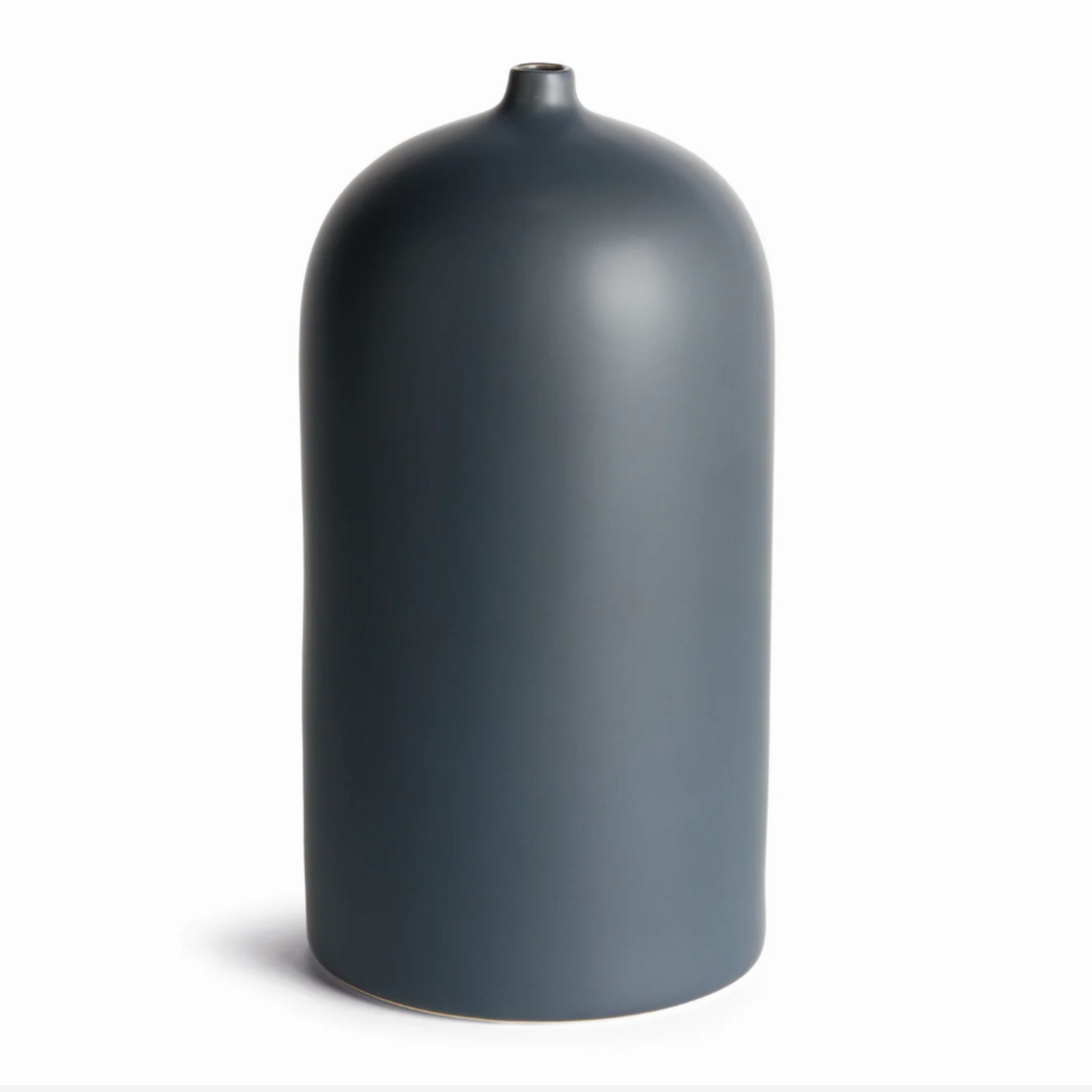 Outside The Box 15" Mallie Matte Dark Navy Hand Crafted Ceramic Vase
