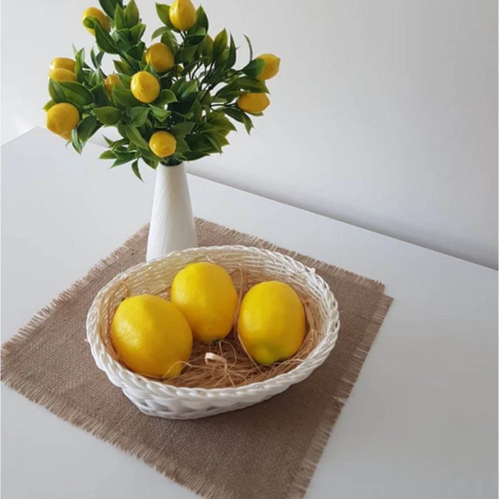 Outside The Box 4" Lemon Faux Decor