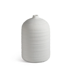 Outside The Box 13" Colton Matte White Terracotta Vase