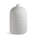 Outside The Box 17" Colton Matte White Terracotta Vase
