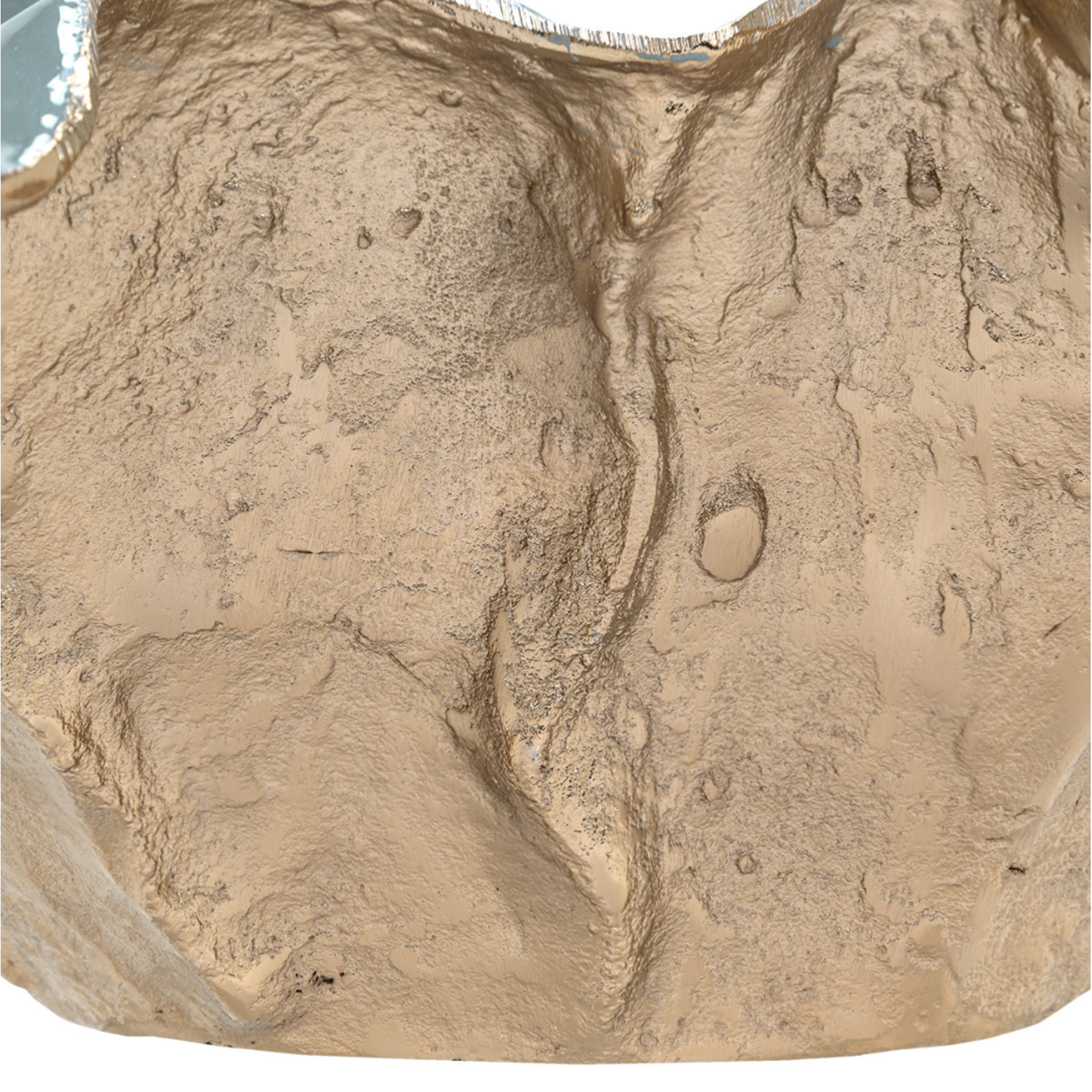 Outside The Box 9" Asaria Green & Antique Gold Aluminum Centerpiece / Bowl