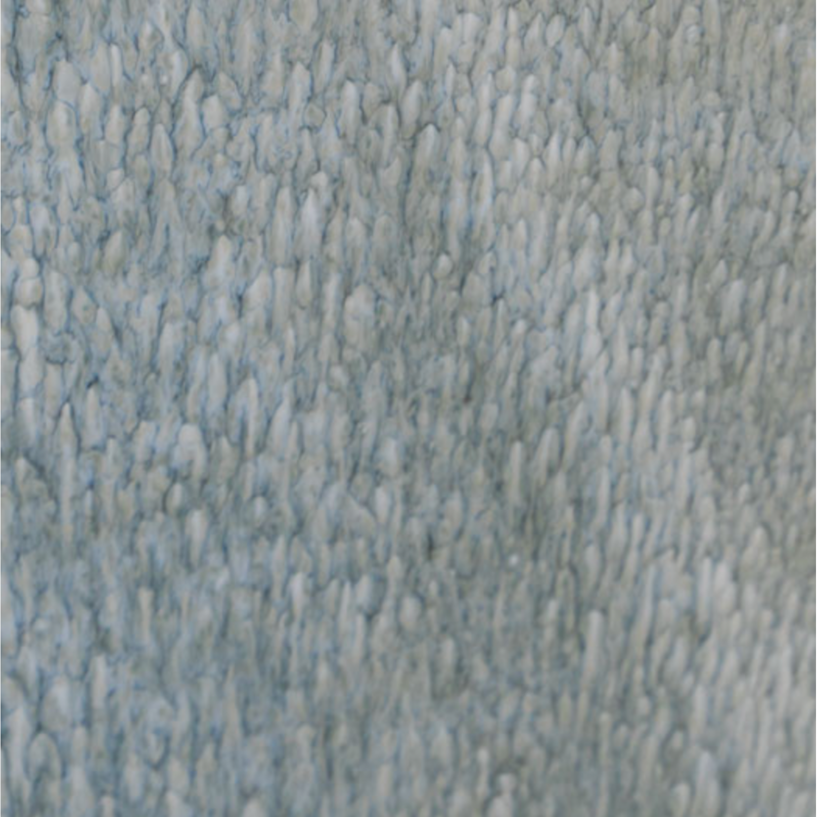 Outside The Box 7" Alarine Blue & Gray Stoneware Oval Vase / Bowl