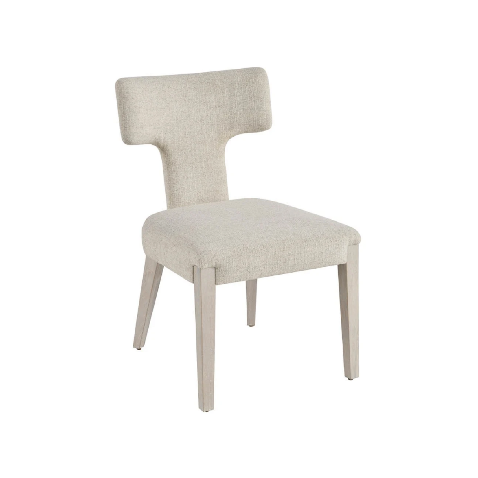 Outside The Box Avaline Monique Linen & White Oak Side Dining Chair