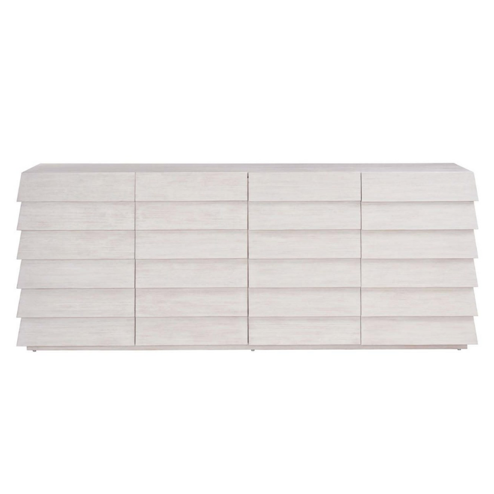 Outside The Box 84x19x33 River Rock White 4 Door W / USB Outlet Credenza / Sideboard