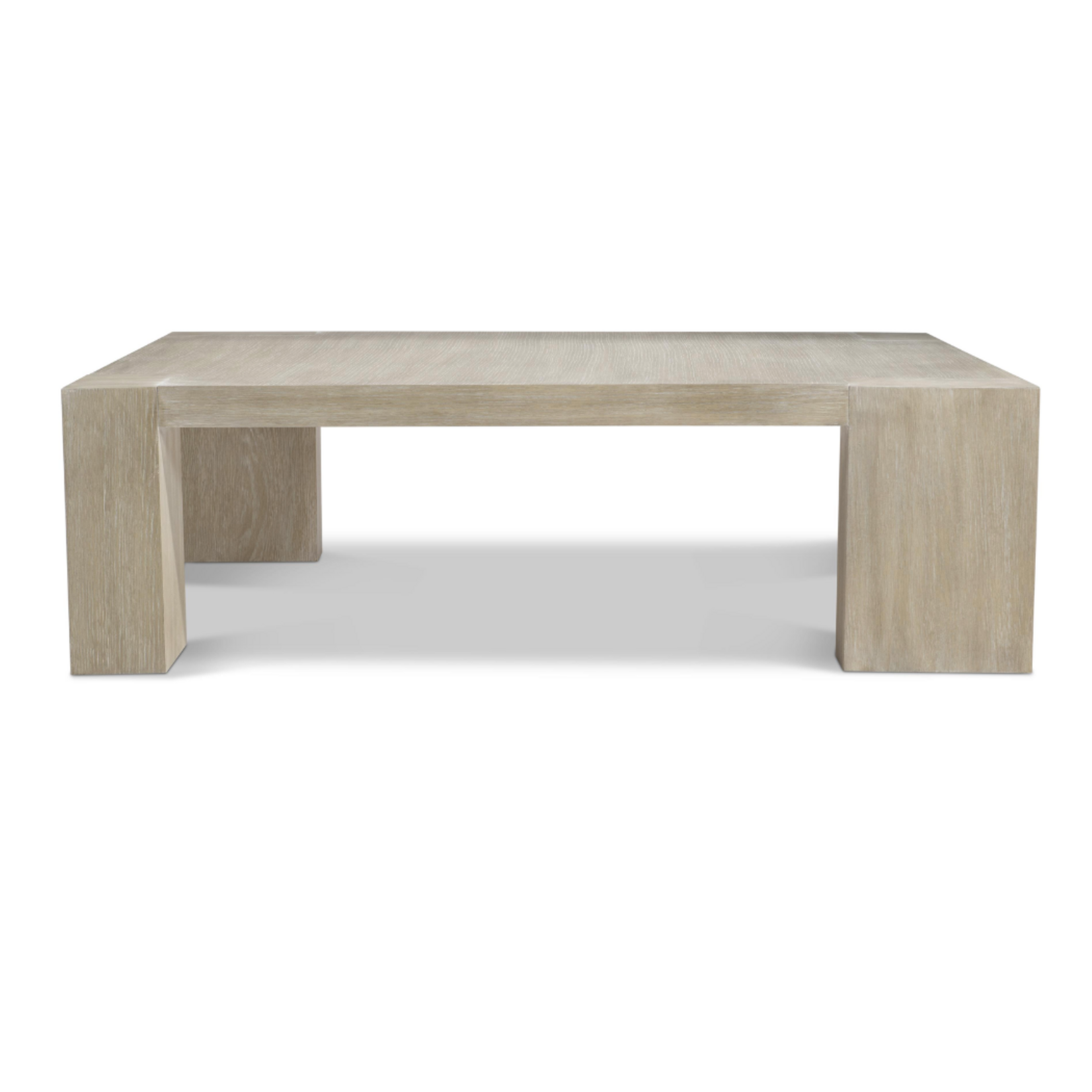 Outside The Box 54x54 Darsa White Washed Oak Square Cocktail Table