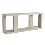 Outside The Box 72x16x30 Darsa White Washed Oak Square Console Table