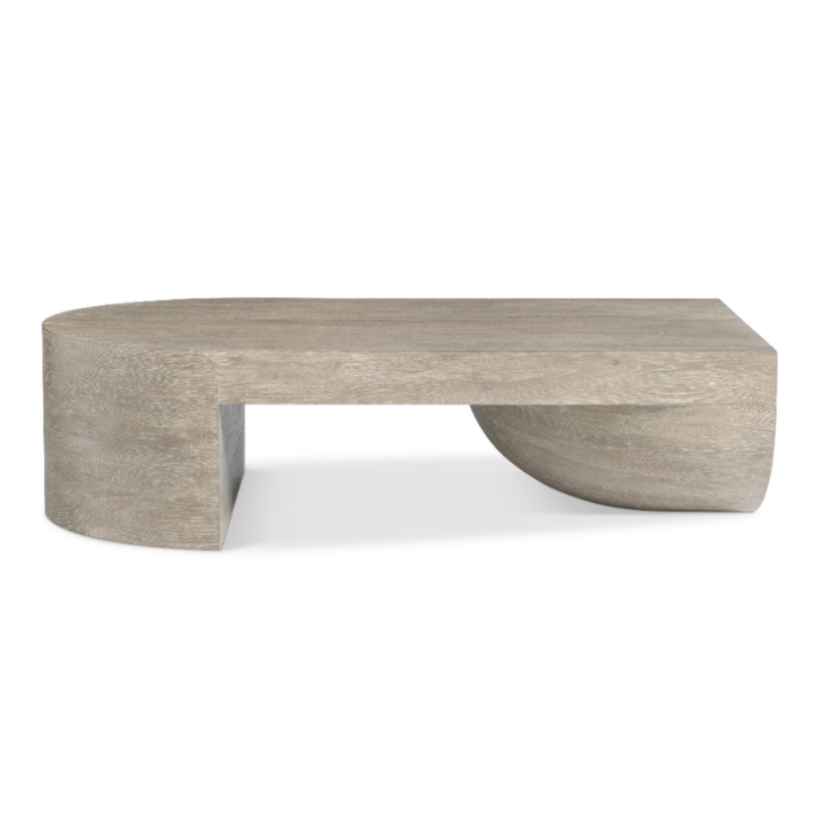 Outside The Box 56x30x15 Moda White Washed Oak Cocktail Table